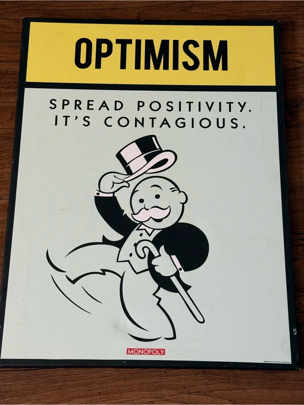 IKONICK Monopoly Board Game - Optimism - Official IKONICK Art Canvas 18x24
